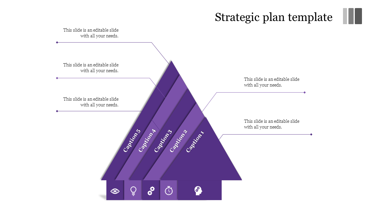 Free - Amazing Strategic Plan Template Presentation Slide